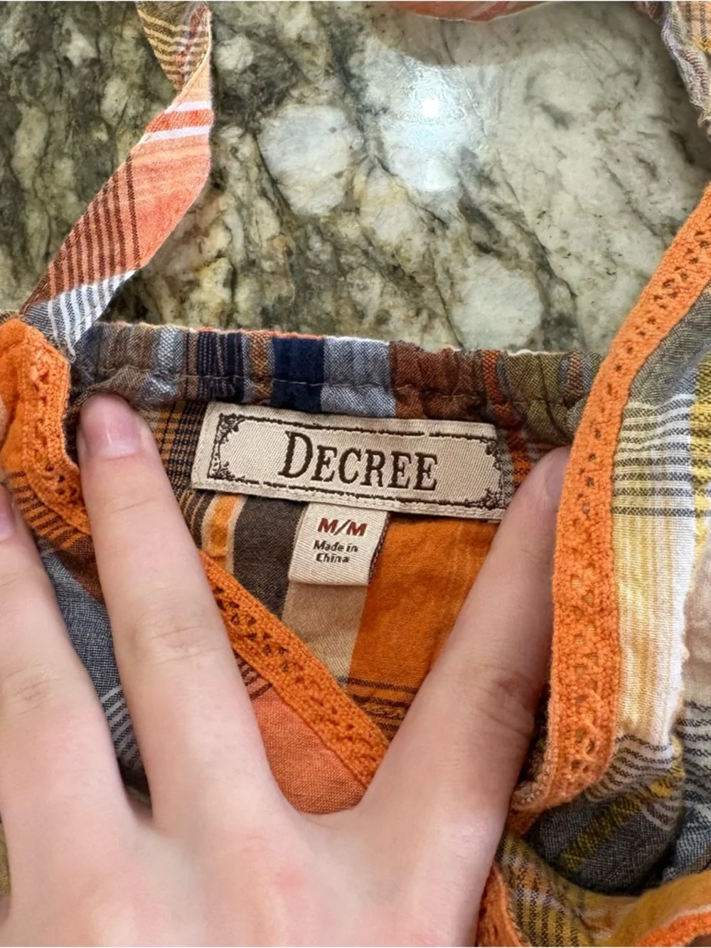 Y2K Plaid Babydoll Tank Top - Picture 2 of 3